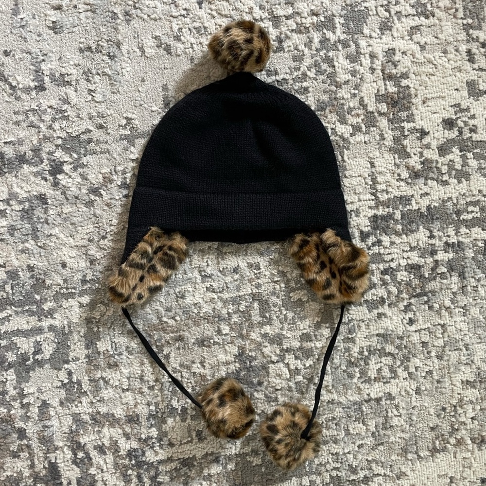 Kate Spade Wool Hat w/ Pom Poms